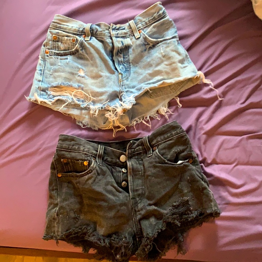 70$/each Levi’s 501 short jeans